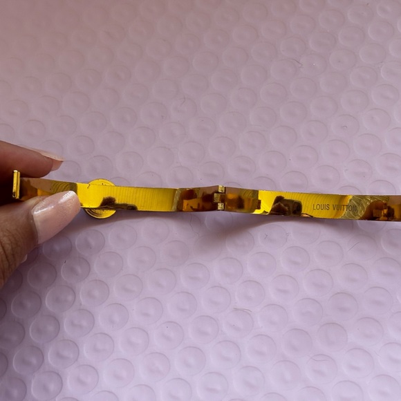 Louis Vuitton Gold and Orange Watch Bangle - Picture 5 of 5